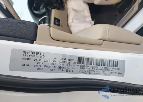 2019 Jeep Grand Cherokee Limited 4X4 z USA, uszkodzony, nr VIN 1C4RJFBG9KC591674